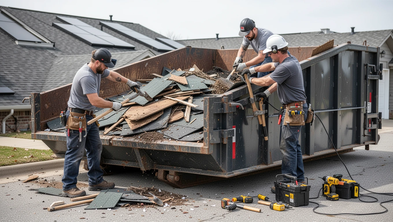 Roofing Debris Removal